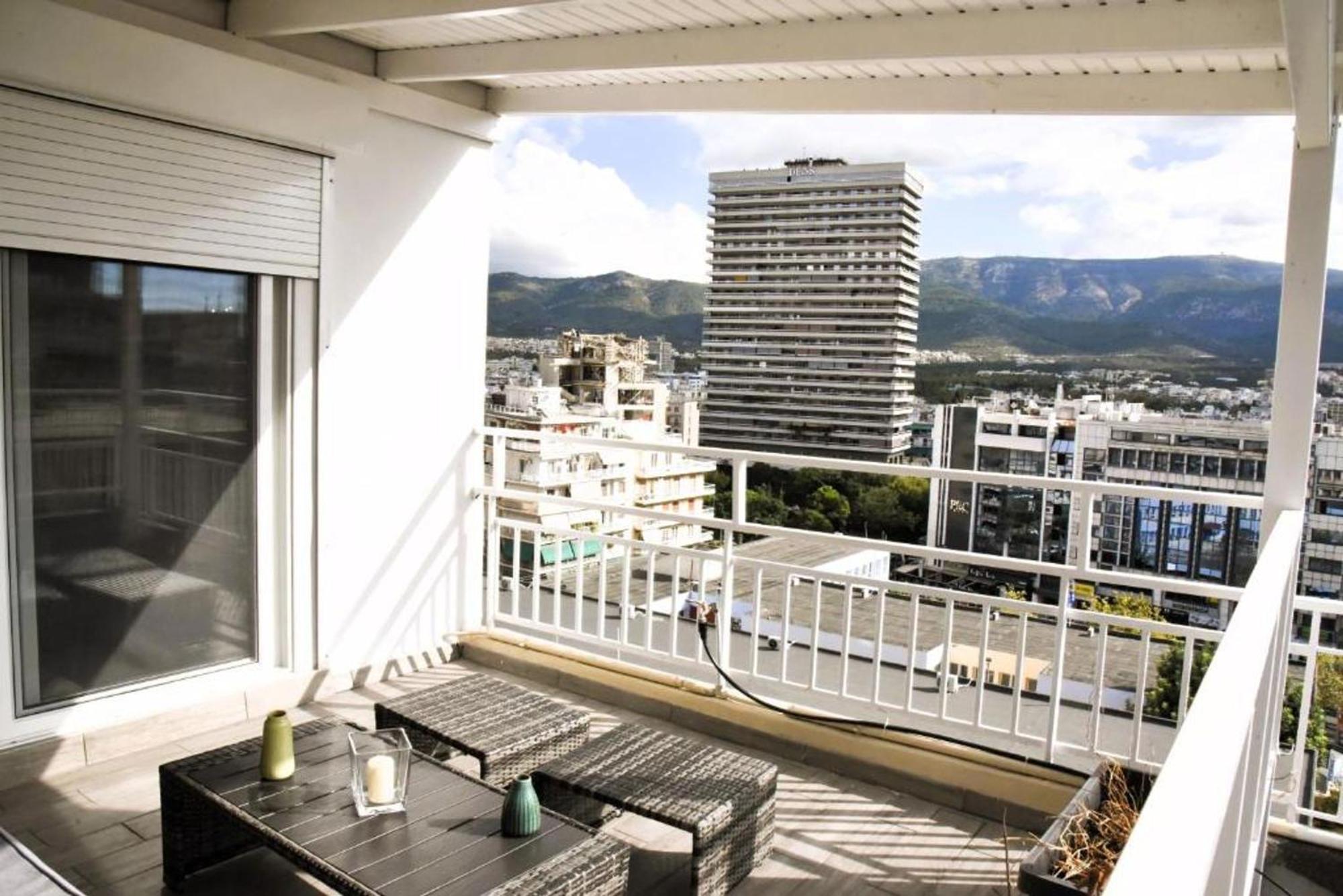 Tiny Rooftop Apartment アテネ エクステリア 写真