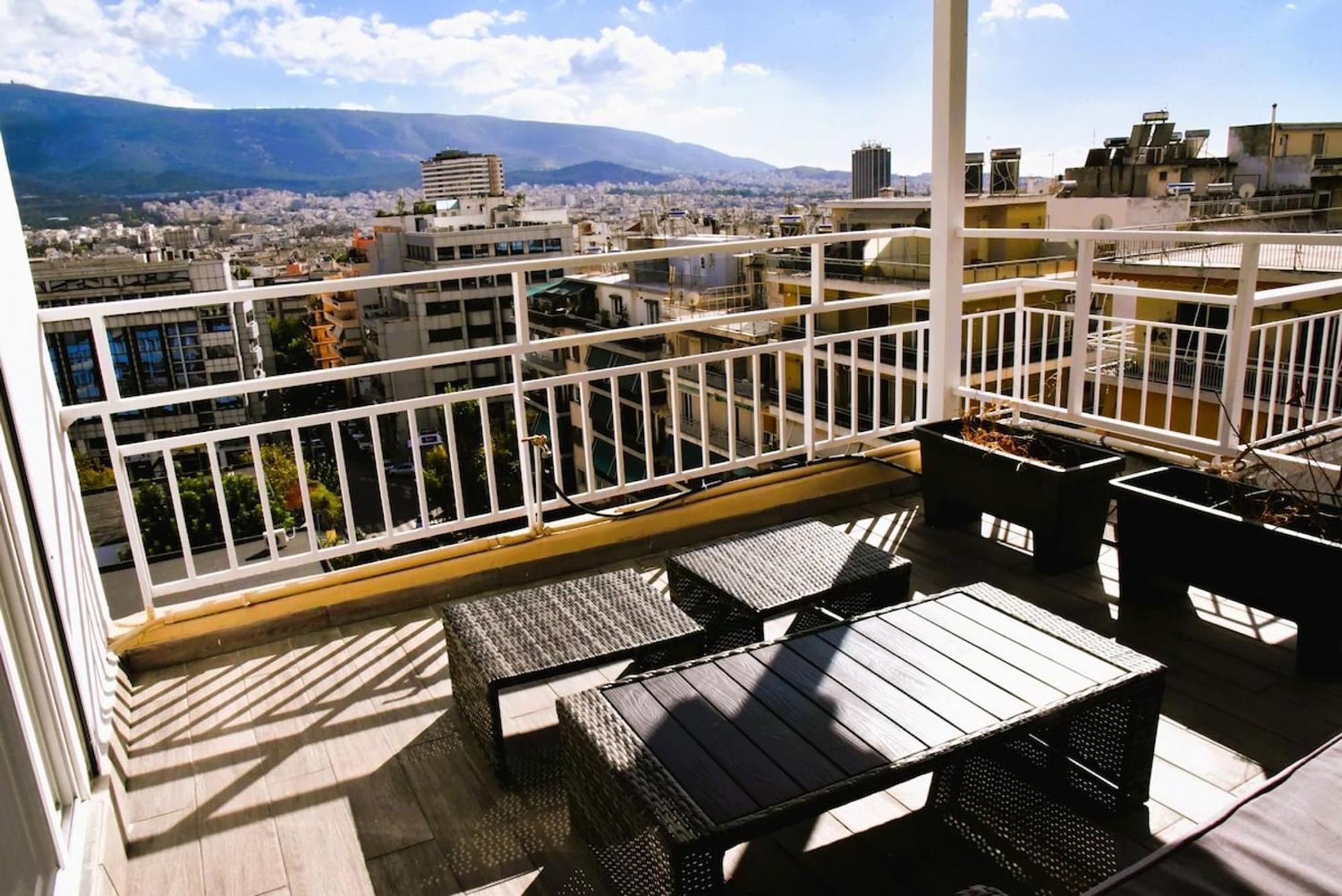 Tiny Rooftop Apartment アテネ エクステリア 写真