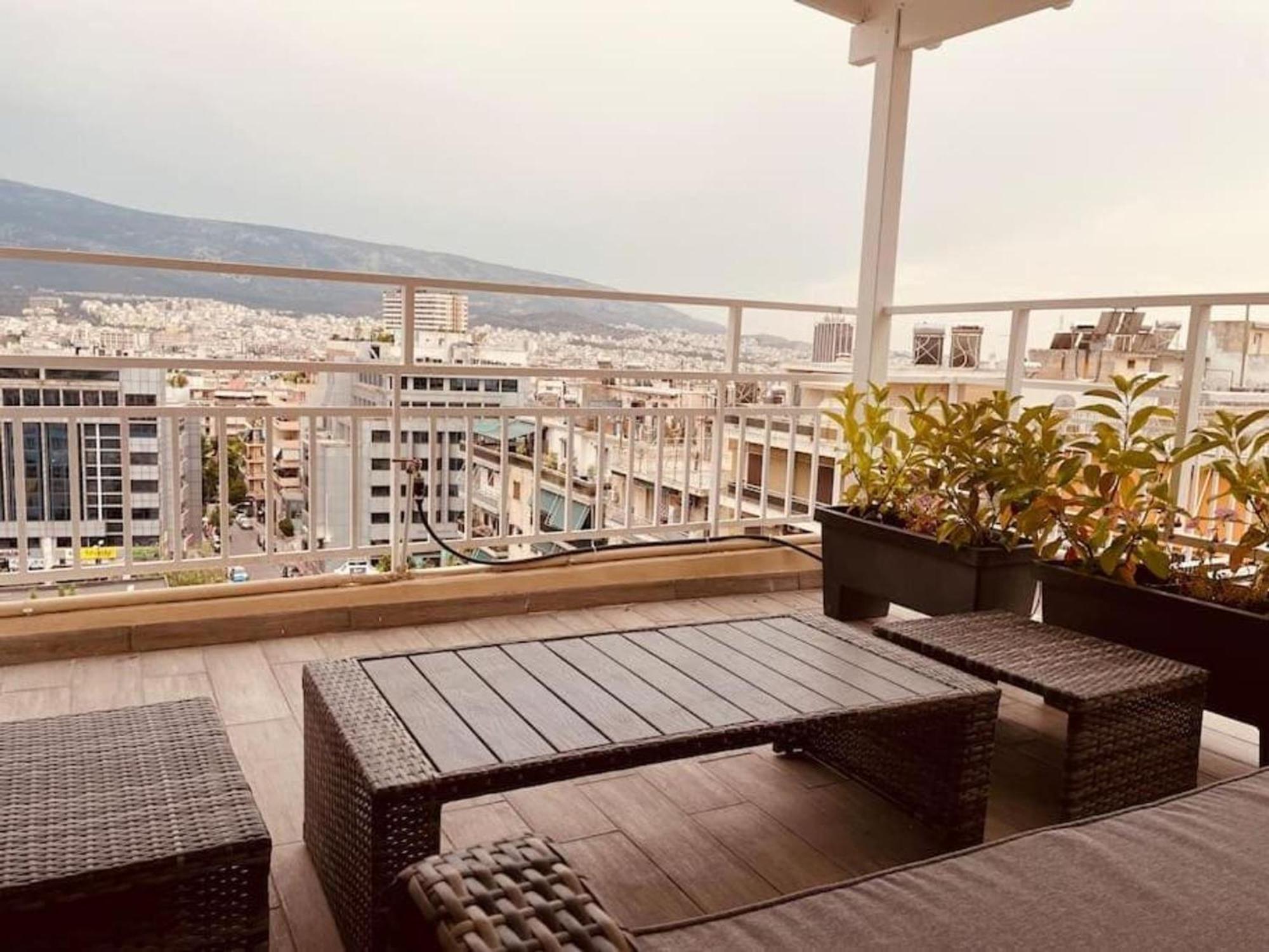 Tiny Rooftop Apartment アテネ エクステリア 写真
